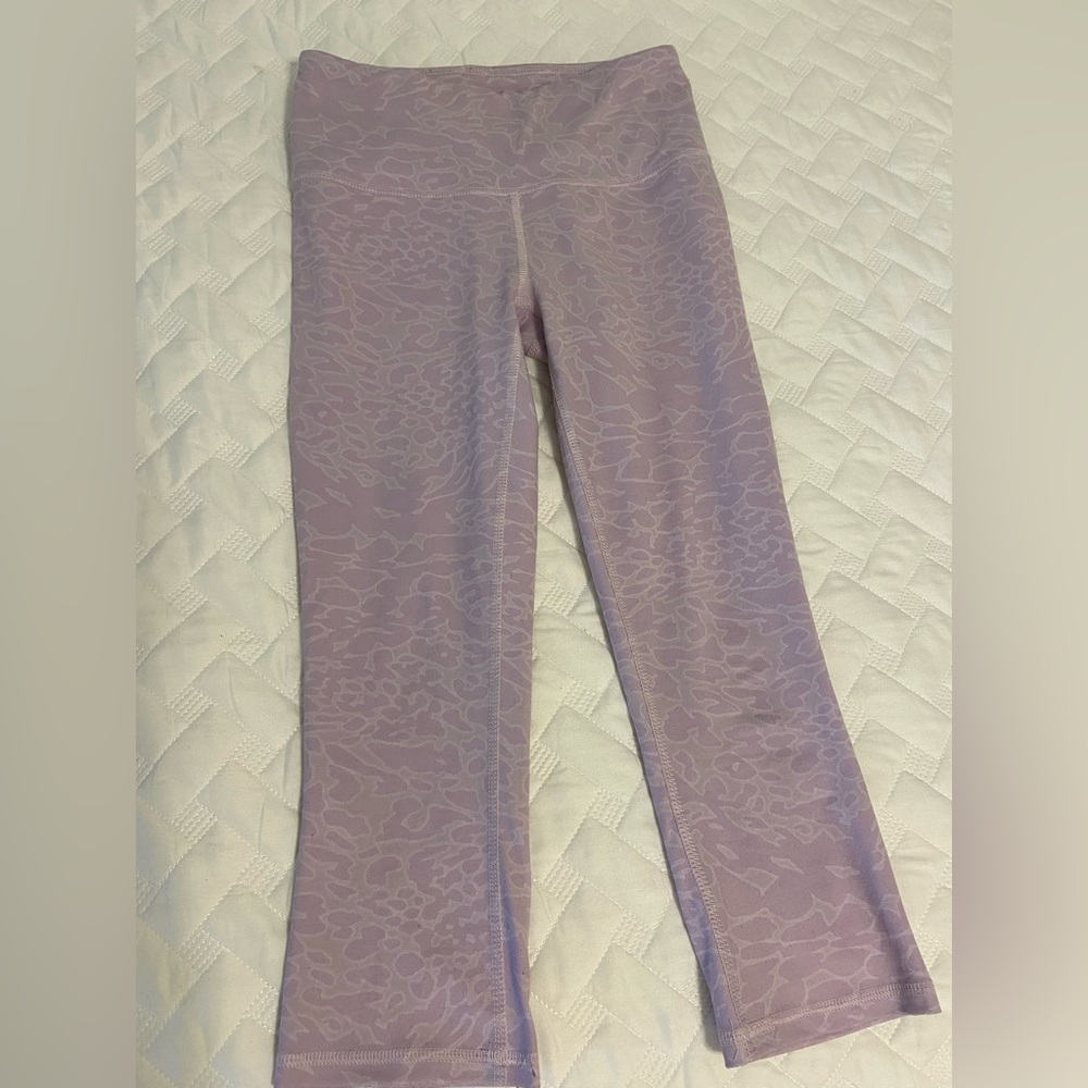 DSG Light Purple Leopard Athletic Leggings